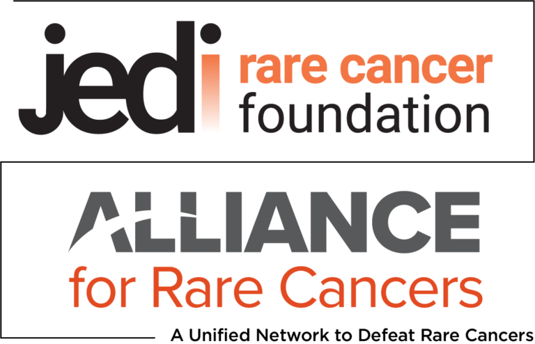 Jedi Rare Cancer Foundation and Alliance for Rare Cancer logos